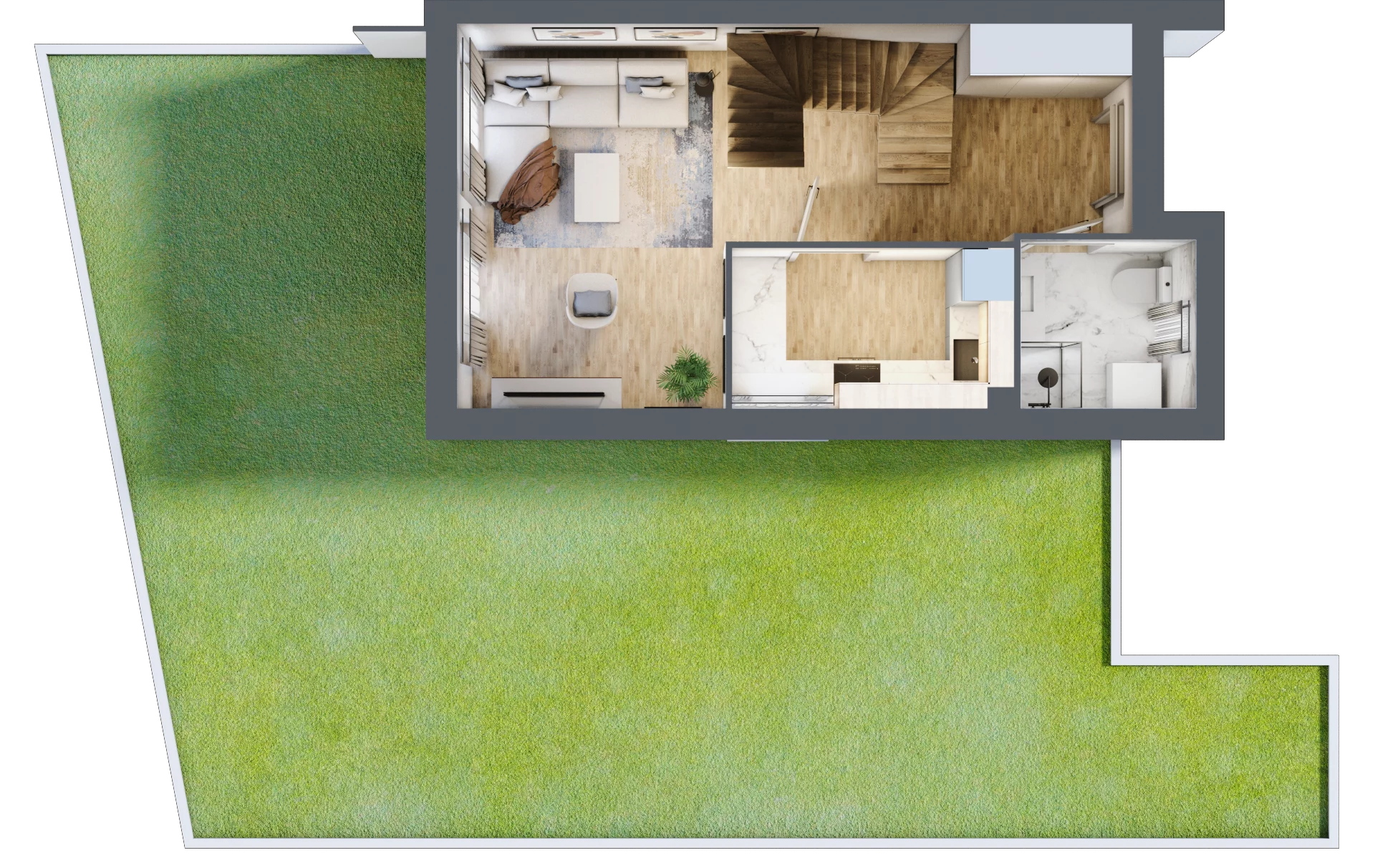 Dom i rezydencja 72,53 m², oferta nr 5, Slow Wilanów, Warszawa, Wilanów, ul. Gratyny