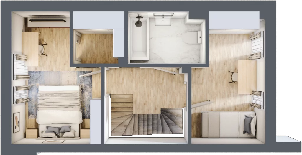 Dom i rezydencja 72,53 m², oferta nr 6, Slow Wilanów, Warszawa, Wilanów, ul. Gratyny