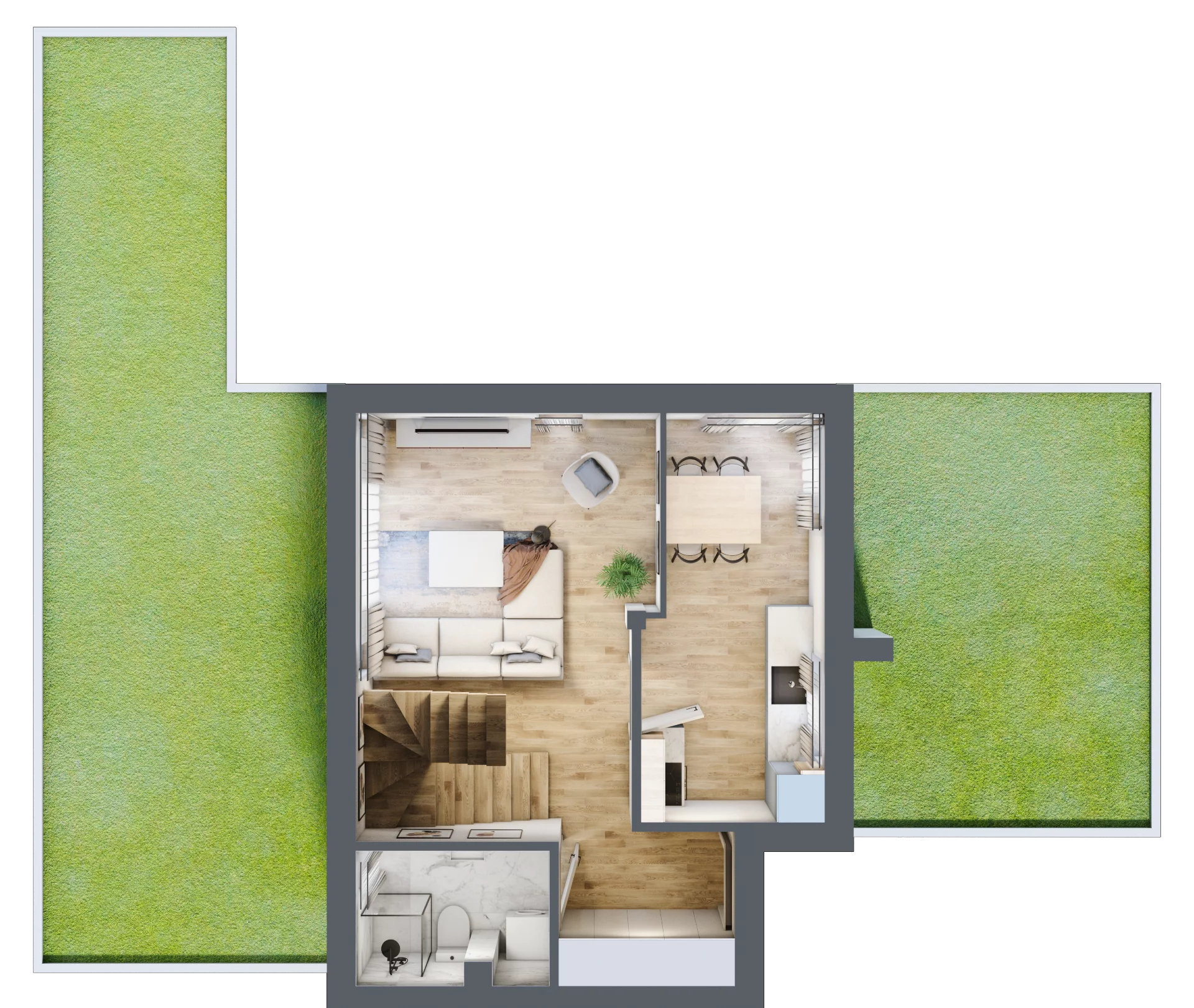 Dom i rezydencja 79,98 m², oferta nr 10, Slow Wilanów, Warszawa, Wilanów, ul. Gratyny