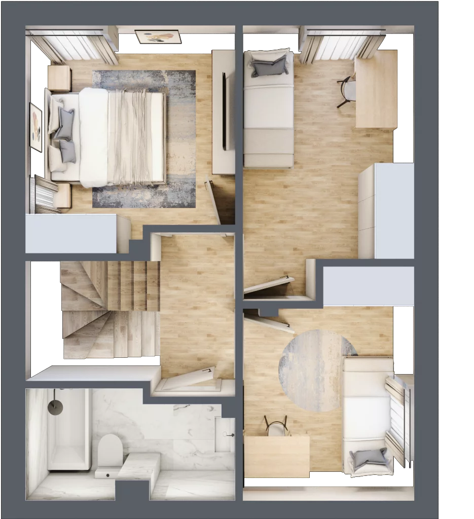Dom i rezydencja 79,98 m², oferta nr 10, Slow Wilanów, Warszawa, Wilanów, ul. Gratyny