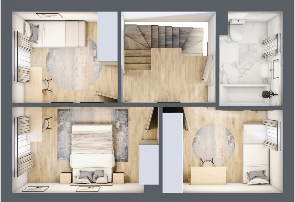 Dom 83,45 m², oferta nr 5A, Nova Magdalenka 6, Słomin, ul. Janczewicka