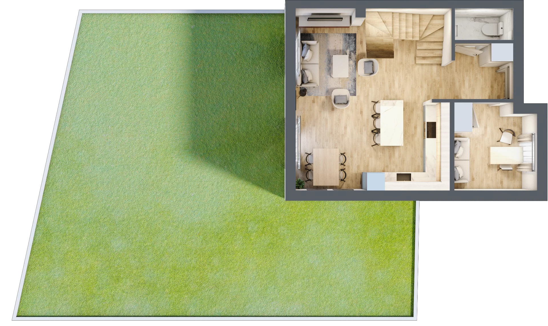 Dom 93,97 m², oferta nr 6B, Nova Magdalenka 6, Słomin, ul. Janczewicka