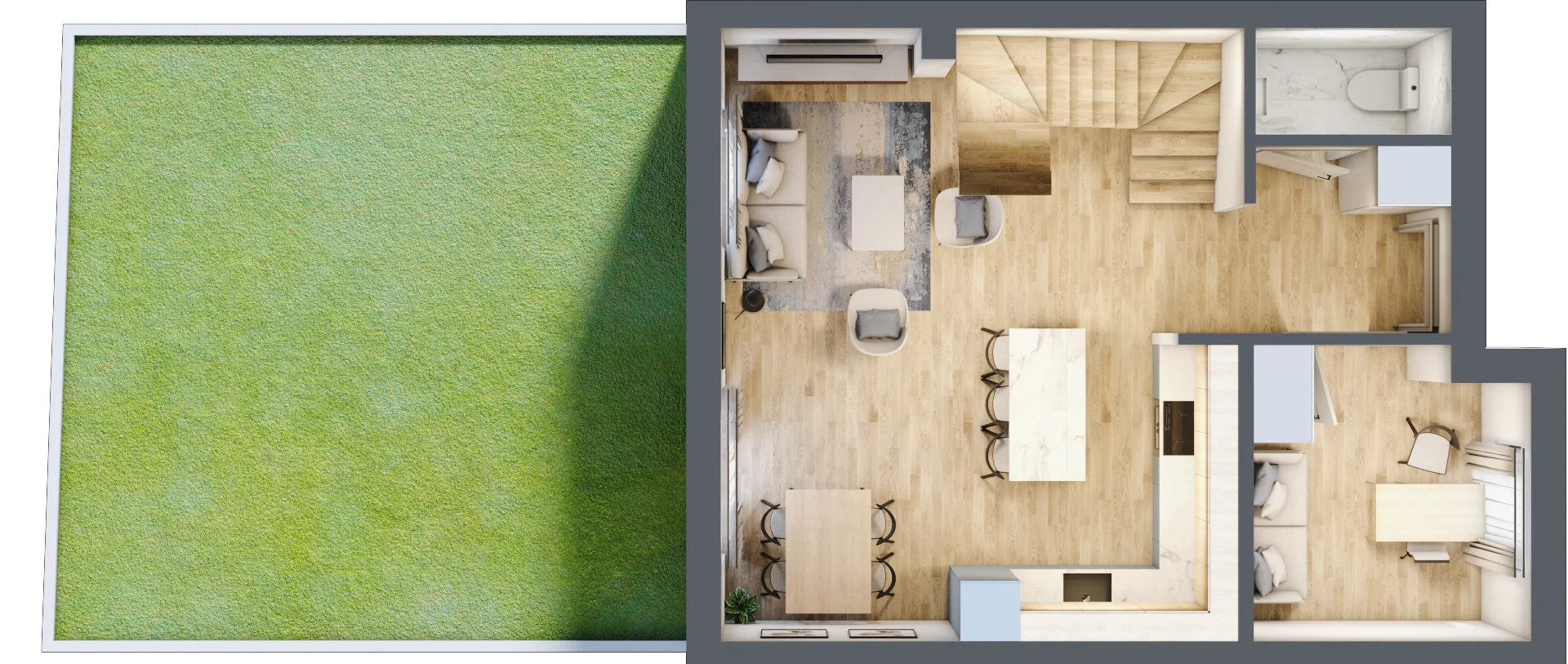 Dom 93,97 m², oferta nr 8B, Nova Magdalenka 6, Słomin, ul. Janczewicka