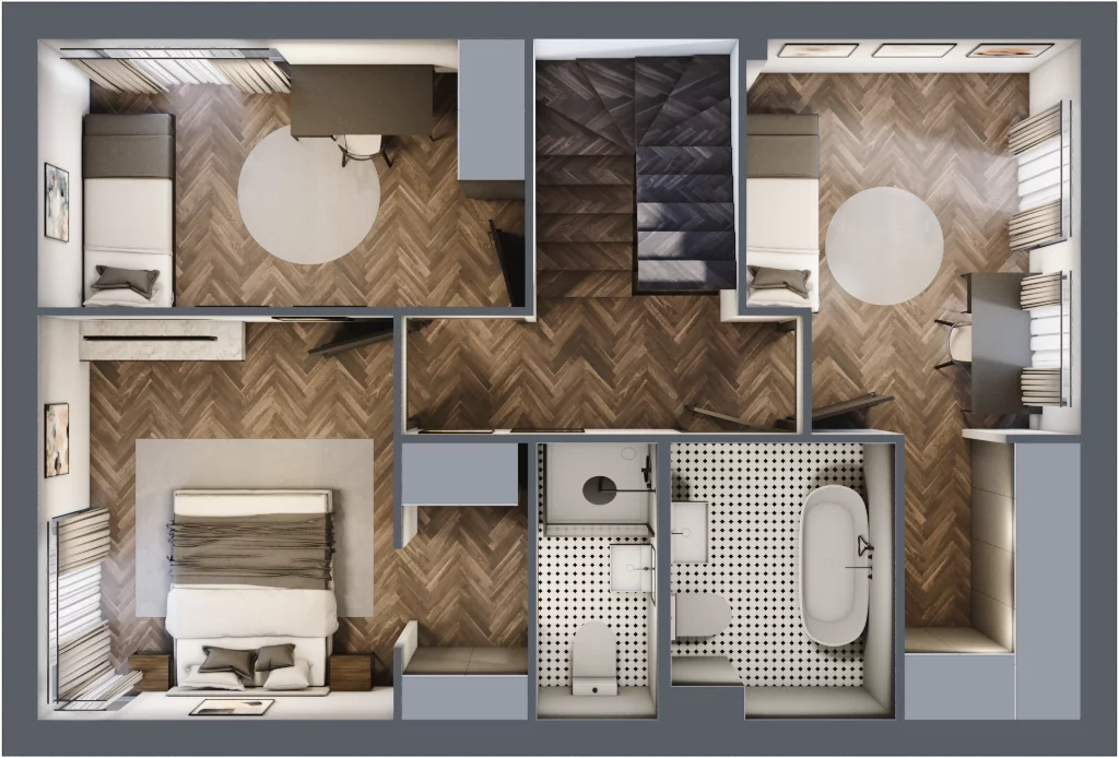 Dom 139,68 m², oferta nr 12A, Wille przy Lesie, Jazgarzewszczyzna, ul. Krzywa
