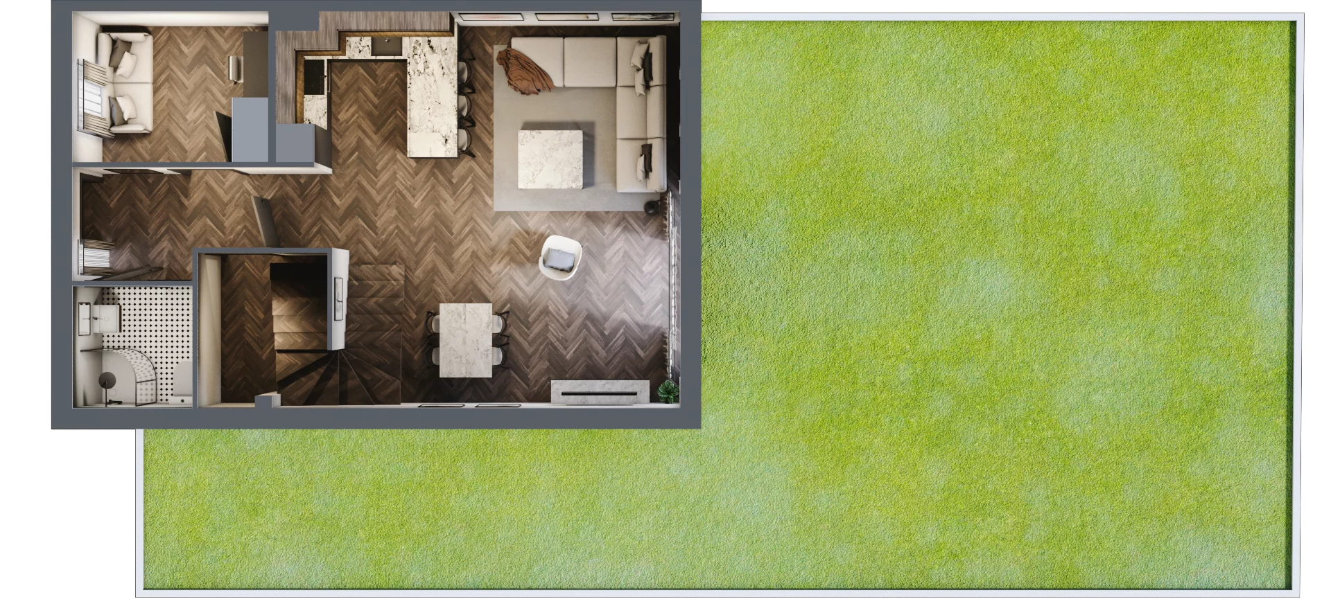 Dom 141,74 m², oferta nr 7B, Wille przy Lesie, Jazgarzewszczyzna, ul. Krzywa