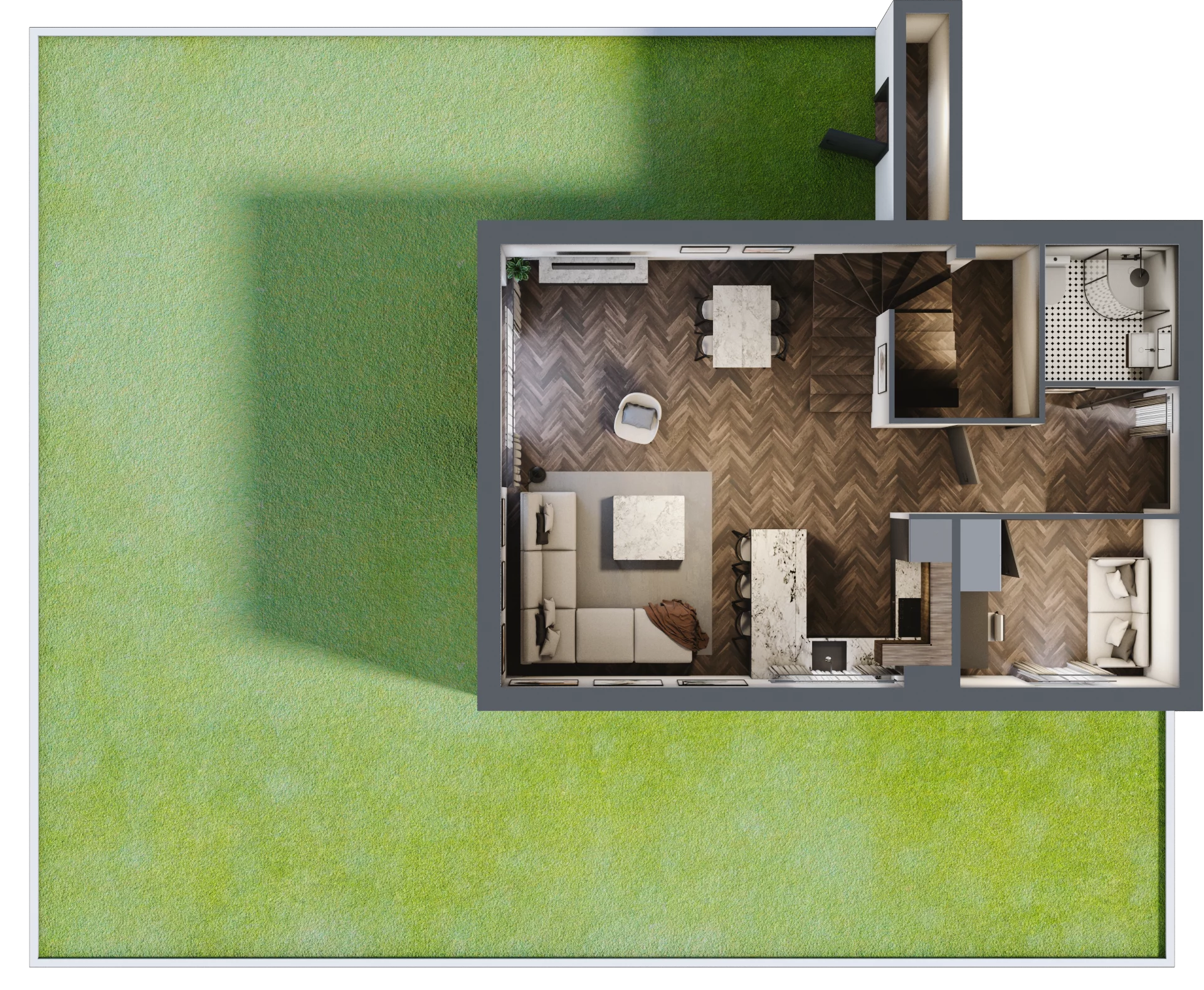 Dom 139,68 m², oferta nr 10A, Wille przy Lesie, Jazgarzewszczyzna, ul. Krzywa