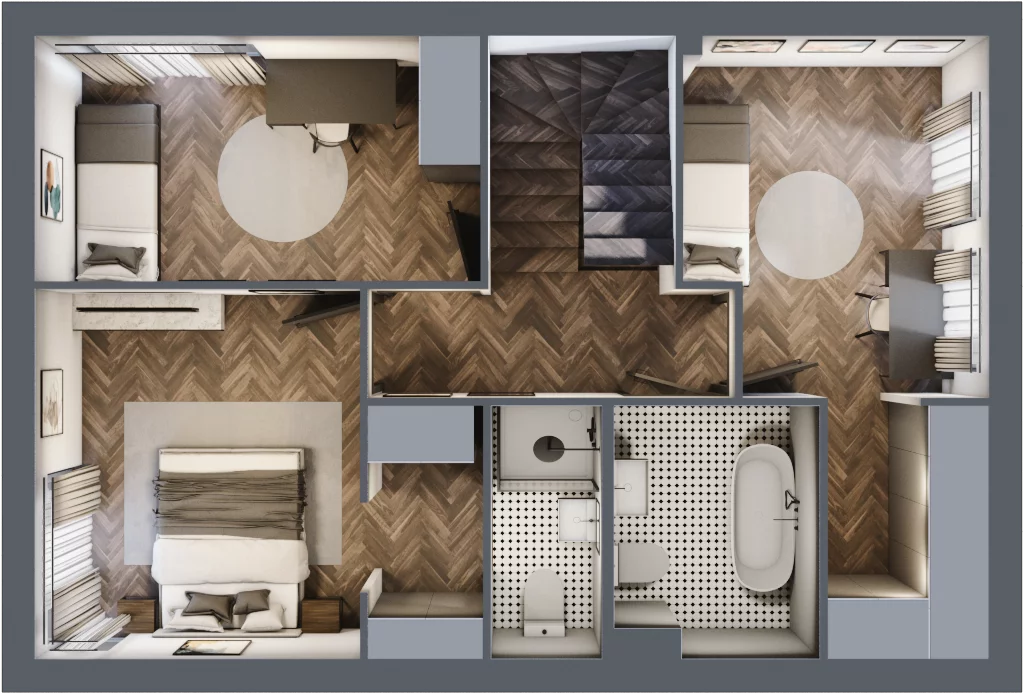 Dom 139,68 m², oferta nr 10A, Wille przy Lesie, Jazgarzewszczyzna, ul. Krzywa