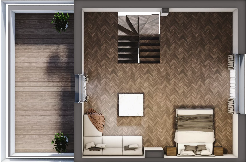 Dom 141,74 m², oferta nr 5B, Wille przy Lesie, Jazgarzewszczyzna, ul. Krzywa