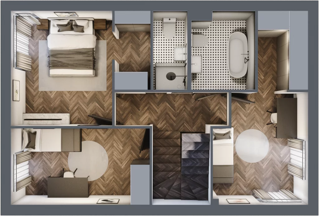 Dom 139,68 m², oferta nr 12B, Wille przy Lesie, Jazgarzewszczyzna, ul. Krzywa