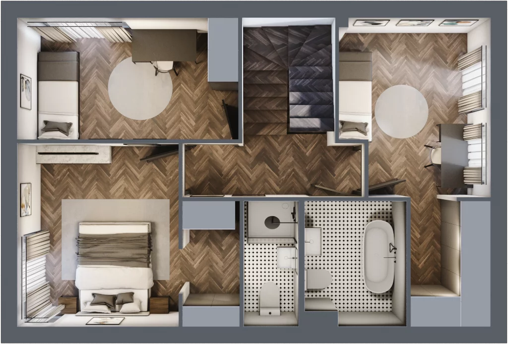 Dom 139,68 m², oferta nr 13A, Wille przy Lesie, Jazgarzewszczyzna, ul. Krzywa