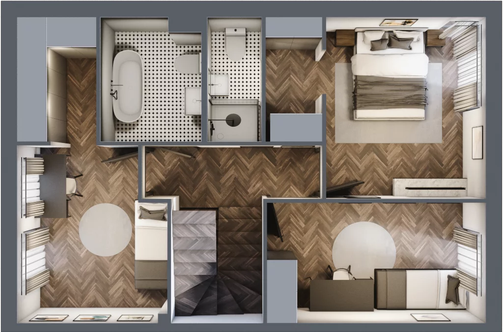 Dom 143,04 m², oferta nr 6A, Wille przy Lesie, Jazgarzewszczyzna, ul. Krzywa