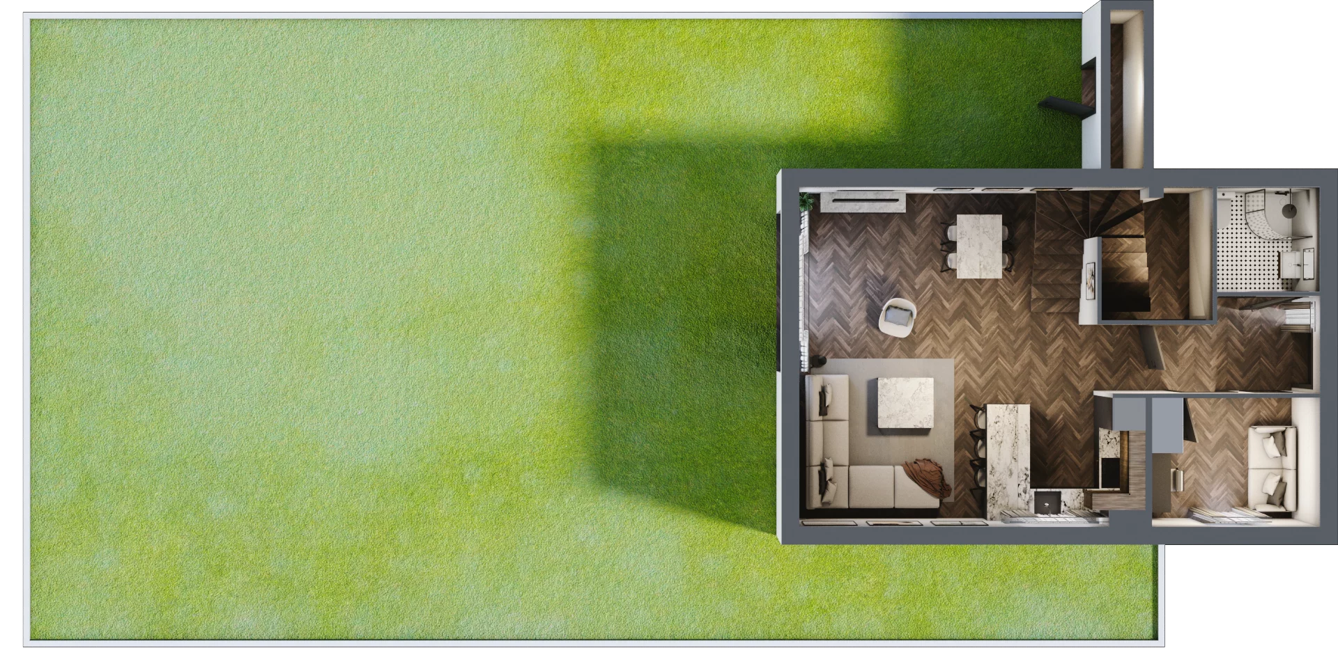 Dom 144,64 m², oferta nr 14A, Wille przy Lesie, Jazgarzewszczyzna, ul. Krzywa