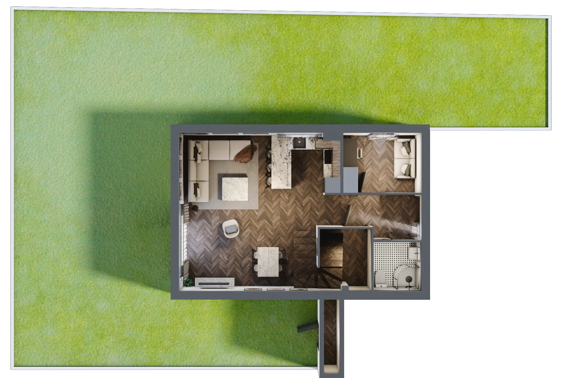 Dom 139,68 m², oferta nr 10B, Wille przy Lesie, Jazgarzewszczyzna, ul. Krzywa