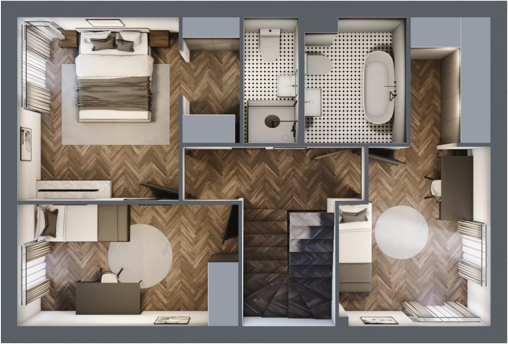 Dom 139,68 m², oferta nr 10B, Wille przy Lesie, Jazgarzewszczyzna, ul. Krzywa