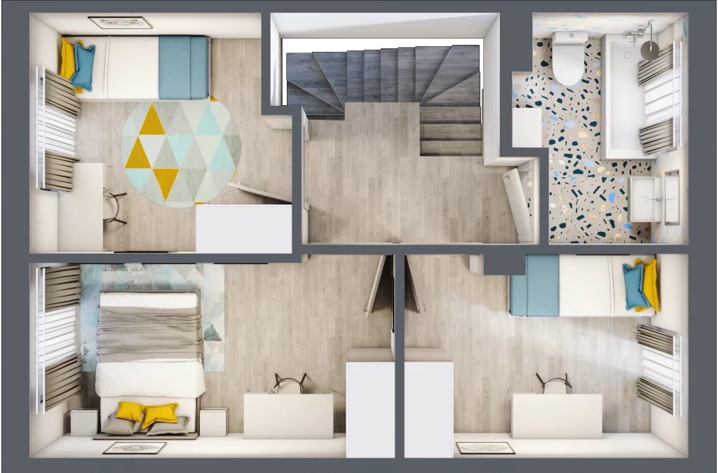 Dom 83,33 m², oferta nr 1B, Nova Magdalenka 7, Słomin, ul. Janczewicka