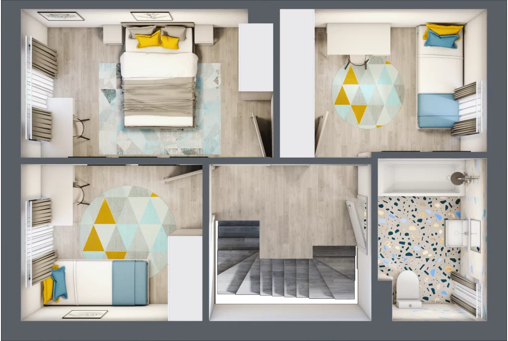 Dom 83,45 m², oferta nr 2B, Nova Magdalenka 7, Słomin, ul. Janczewicka
