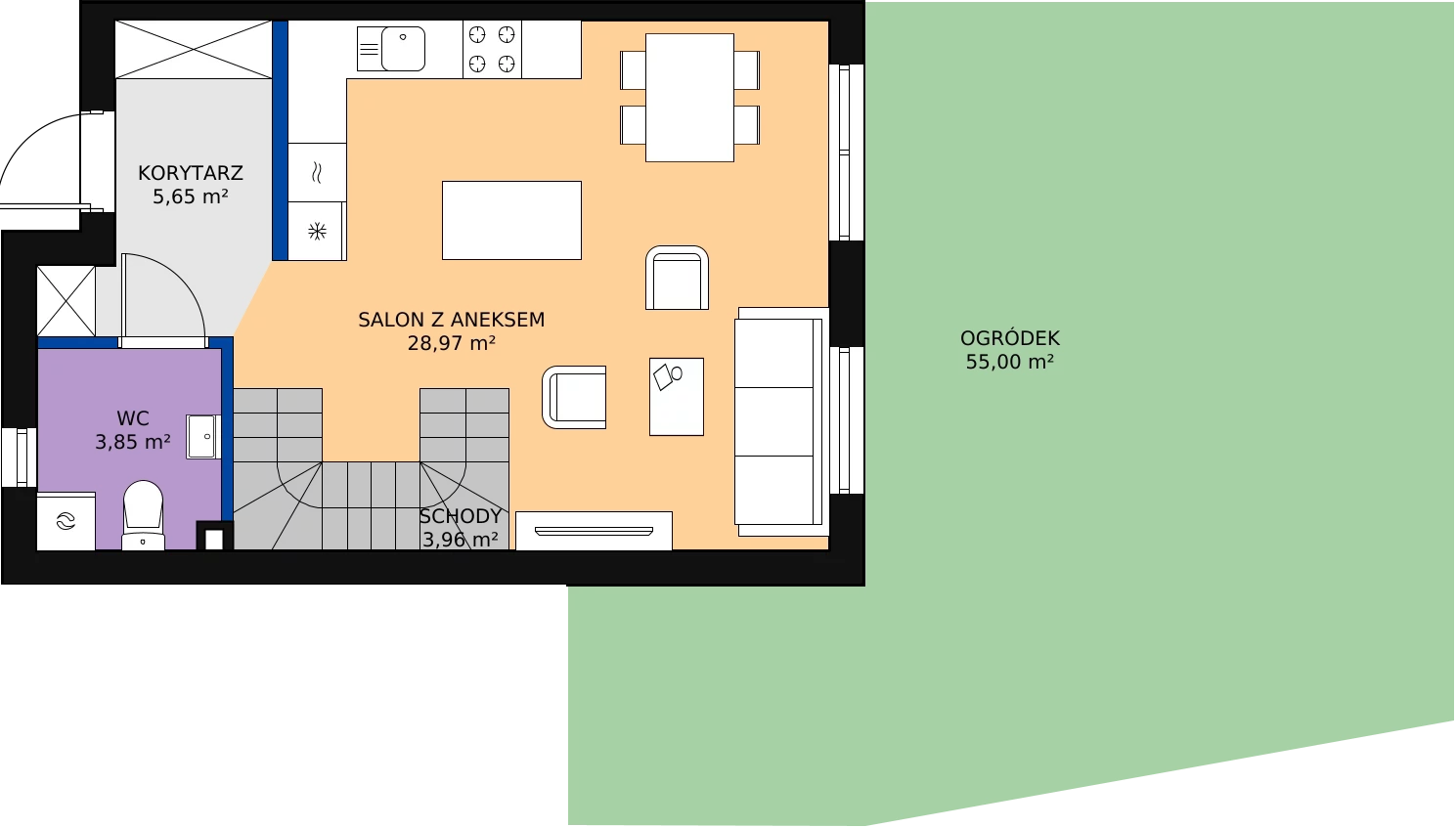 Zalety domu 83.45 m², 24A