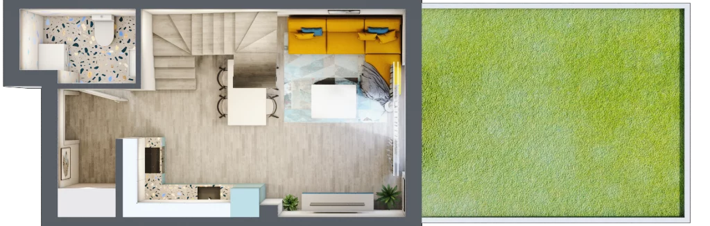 Dom 65,83 m², oferta nr 24B, Nova Magdalenka 7, Słomin, ul. Janczewicka