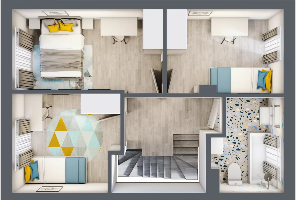 Dom 83,33 m², oferta nr 3A, Nova Magdalenka 7, Słomin, ul. Janczewicka