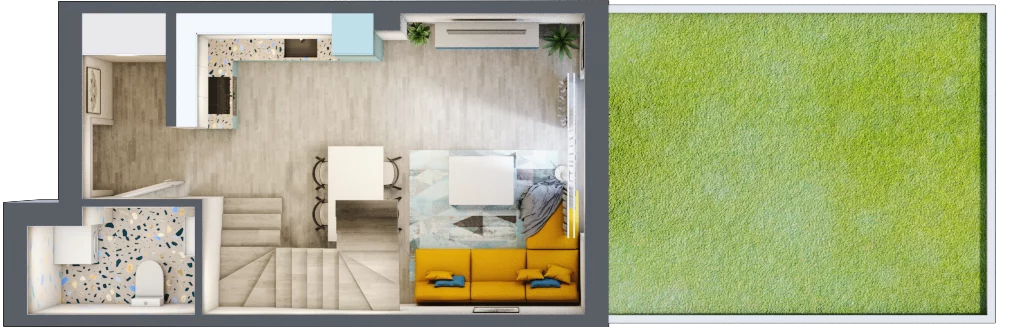 Dom 65,83 m², oferta nr 12A, Nova Magdalenka 7, Słomin, ul. Janczewicka