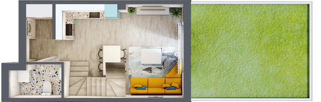 Dom 65,83 m², oferta nr 14A, Nova Magdalenka 7, Słomin, ul. Janczewicka