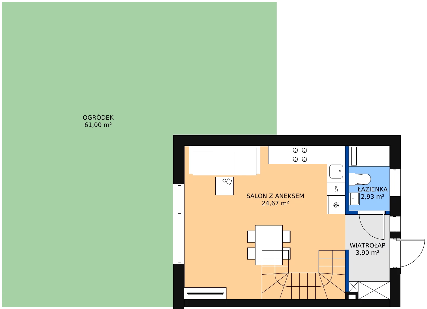Zalety domu 74.84 m², 8