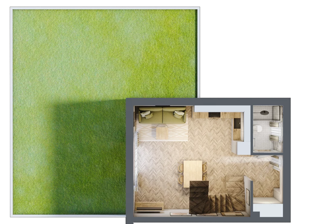 Dom 74,84 m², oferta nr 8, Boska Ksawerowska 2, Łódź, Górna, ul. Mały Skręt