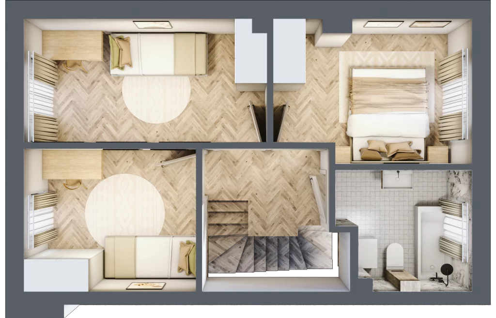 Dom 74,84 m², oferta nr 8, Boska Ksawerowska 2, Łódź, Górna, ul. Mały Skręt