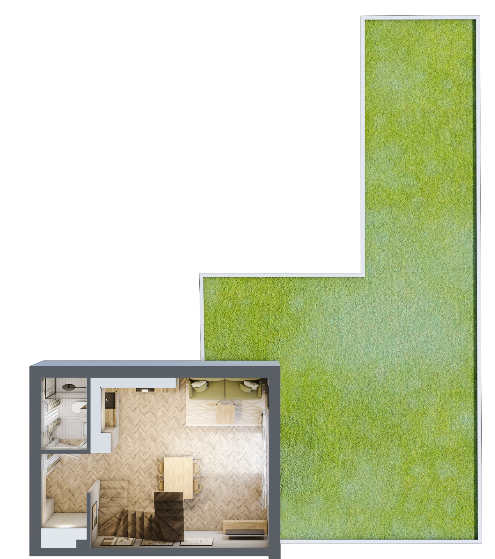 Dom 74,84 m², oferta nr 12, Boska Ksawerowska 2, Łódź, Górna, ul. Mały Skręt