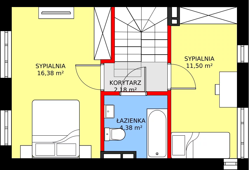 Dom 76,50 m², oferta nr 28A, Zielono Mi 2, Podolszyn, ul. Zielona