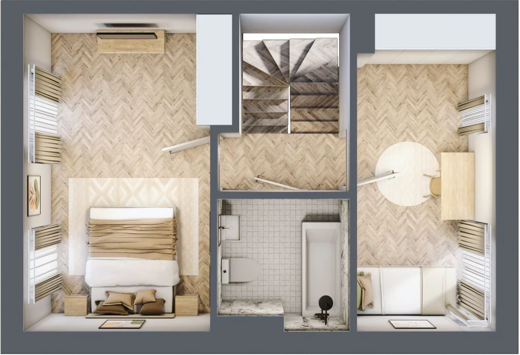 Dom 76,50 m², oferta nr 28A, Zielono Mi 2, Podolszyn, ul. Zielona