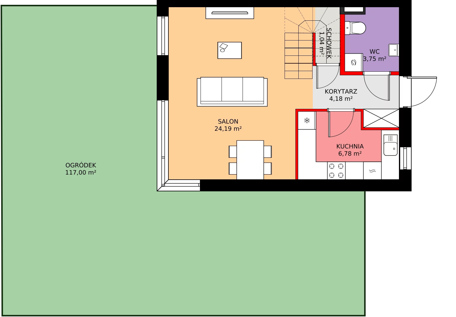 Dom 85,90 m², oferta nr 29A, Zielono Mi 2, Podolszyn, ul. Zielona