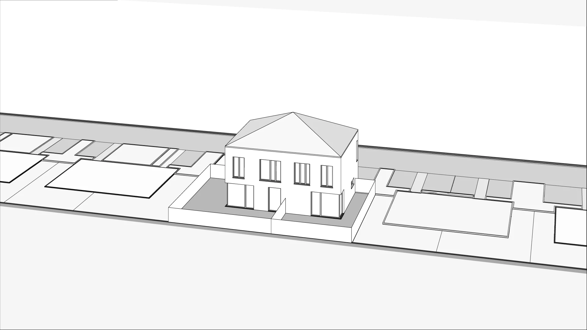 Wirtualna makieta 3D domu 85.9 m², 30B