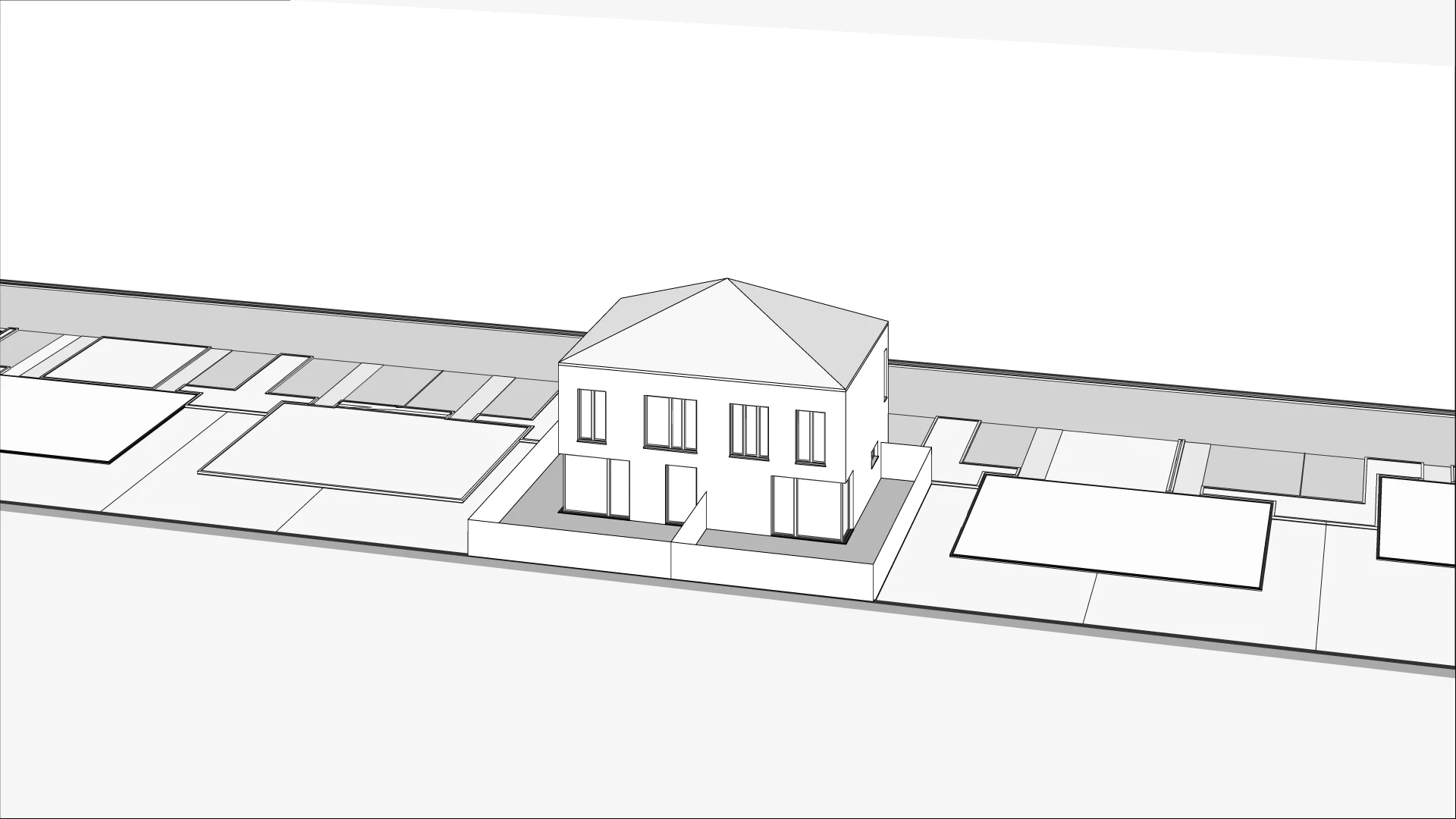 Wirtualna makieta 3D domu 85.9 m², 32B