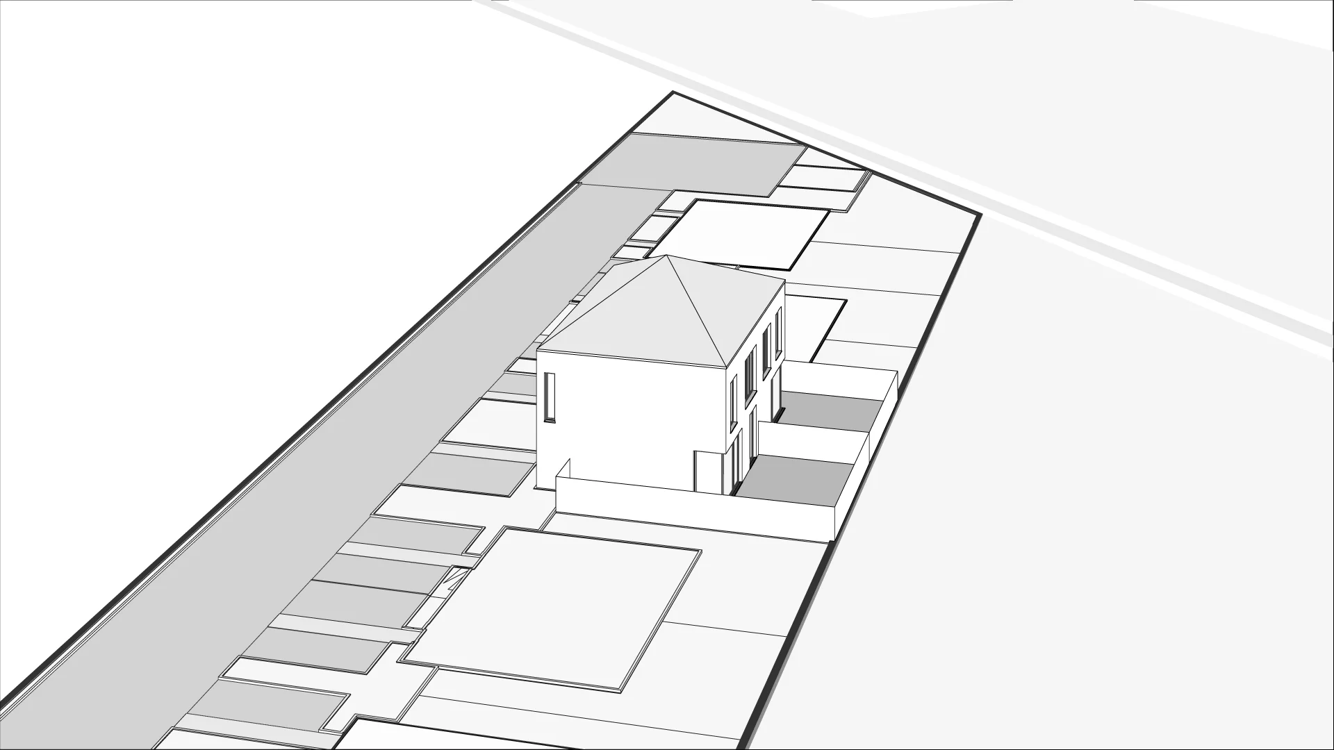 Wirtualna makieta 3D domu 76.5 m², 32A