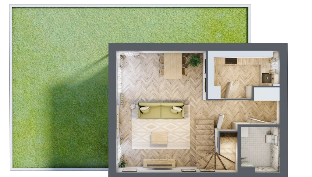 Dom 85,90 m², oferta nr 32B, Zielono Mi 2, Podolszyn, ul. Zielona