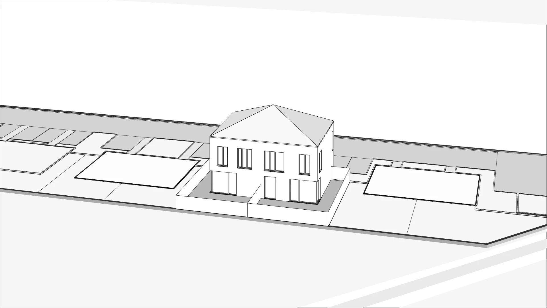 Wirtualna makieta 3D domu 76.5 m², 33B