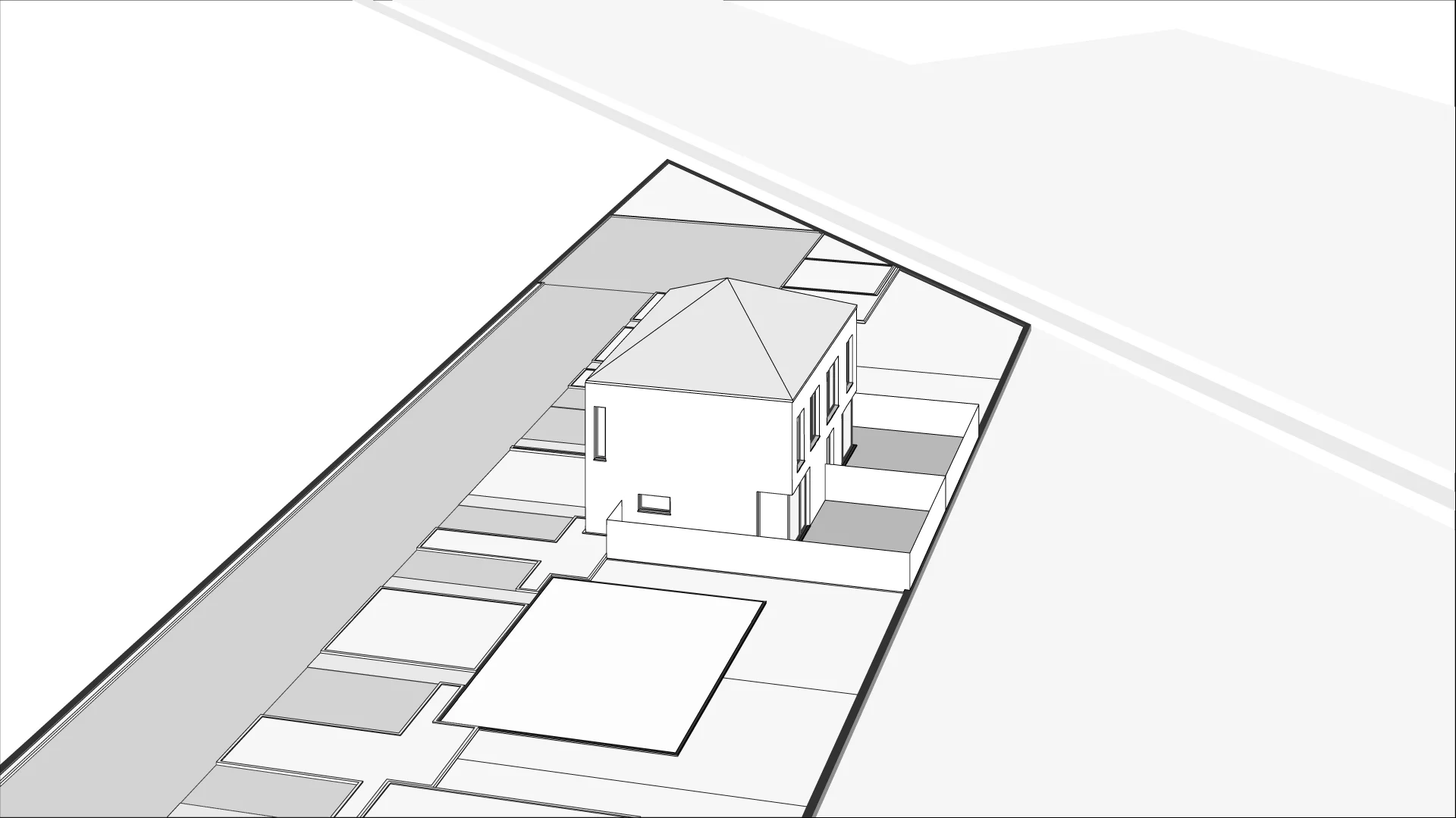 Wirtualna makieta 3D domu 85.9 m², 33A