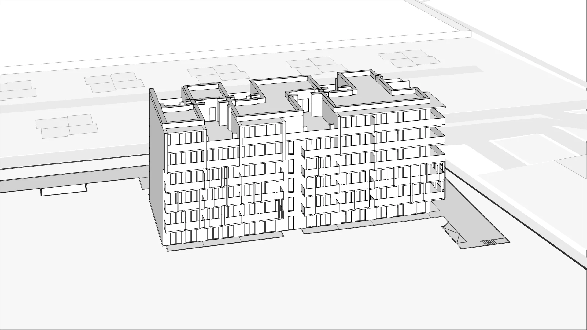 Wirtualna makieta 3D apartamentu 94.72 m², C.411 - widok na morze