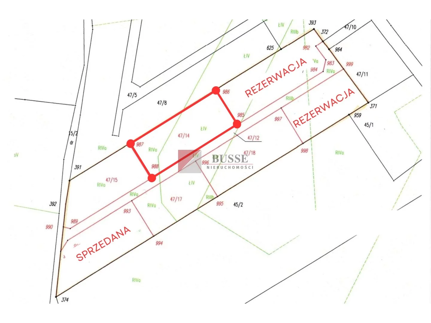 Działka 4 006,00 m², Przybiernów, Sprzedaż