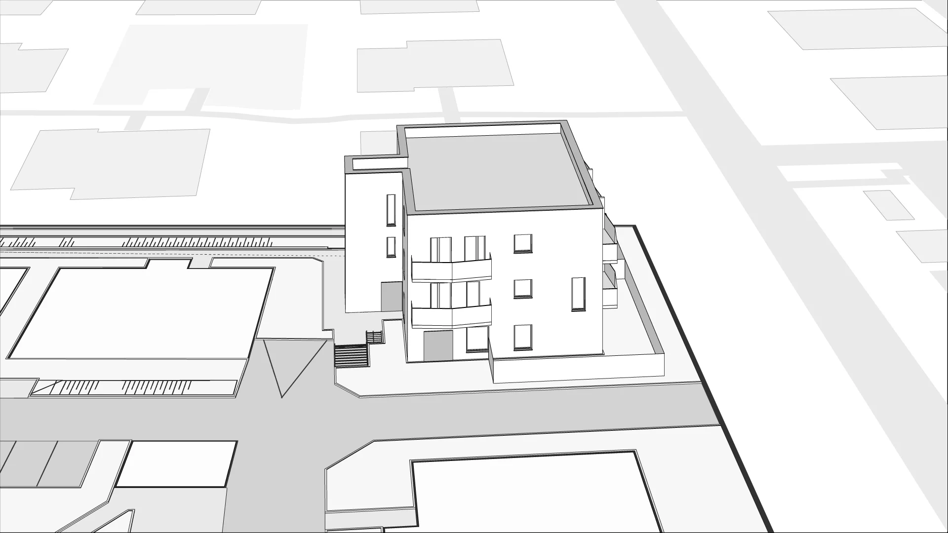 Wirtualna makieta 3D mieszkania 38.4 m², W1/M8