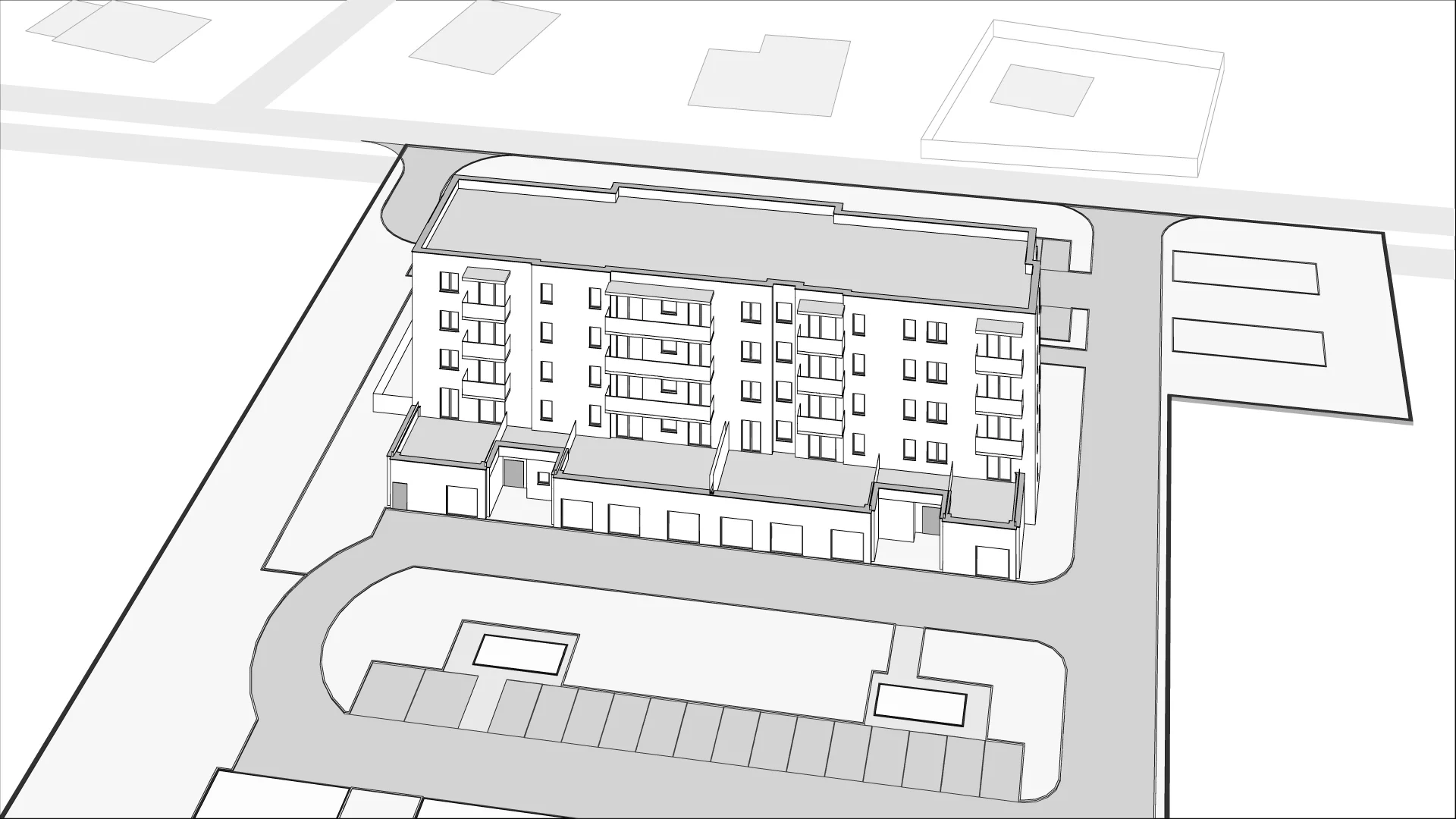 Wirtualna makieta 3D mieszkania 40.35 m², C1/P4/1