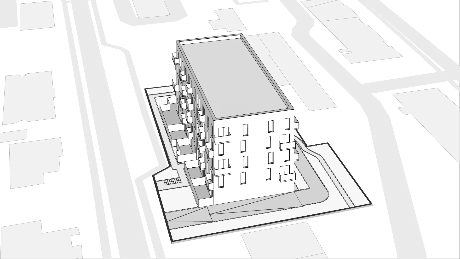 Wirtualna makieta 3D mieszkania 38.08 m², 1.9