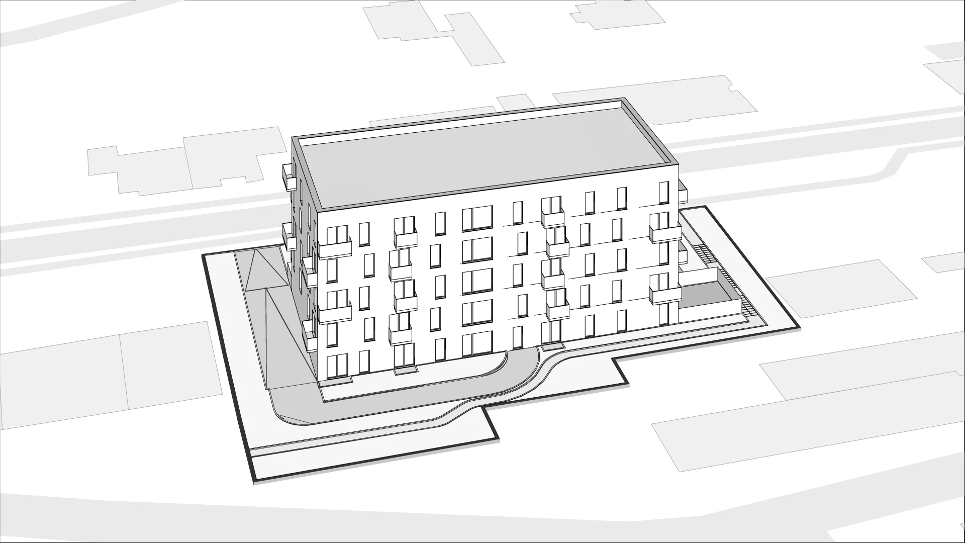 Wirtualna makieta 3D mieszkania 36.7 m², 1.2