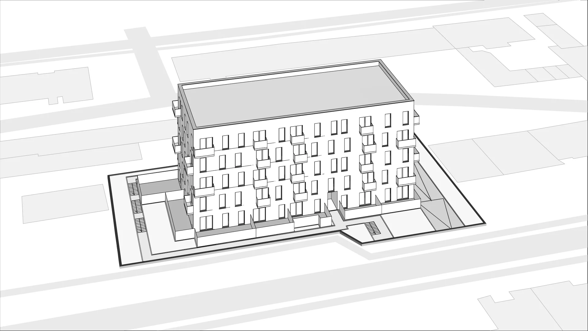 Wirtualna makieta 3D apartamentu 63.4 m², 2.8