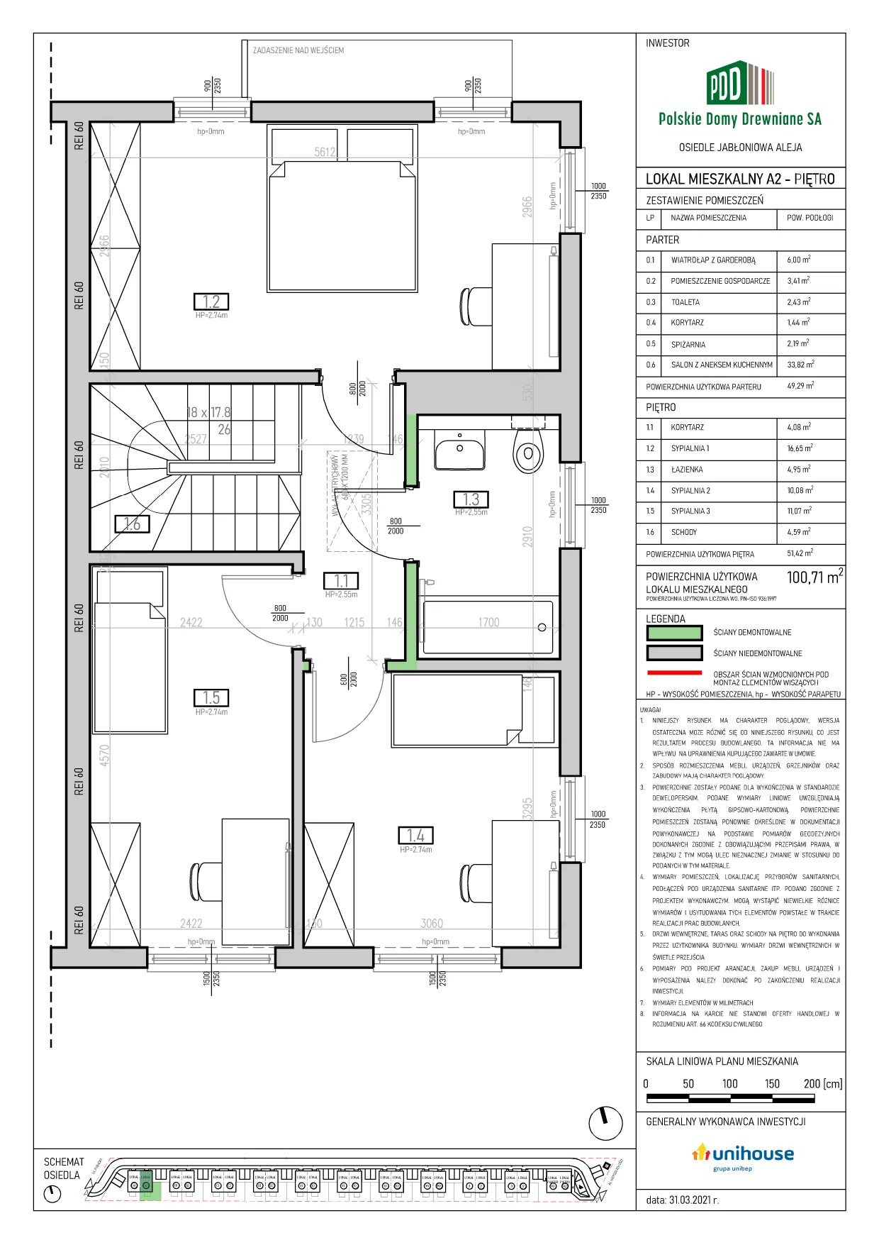 Dom 100,71 m², oferta nr A2, Osiedle Jabłoniowa Aleja, Choroszcz, ul. Rybacka