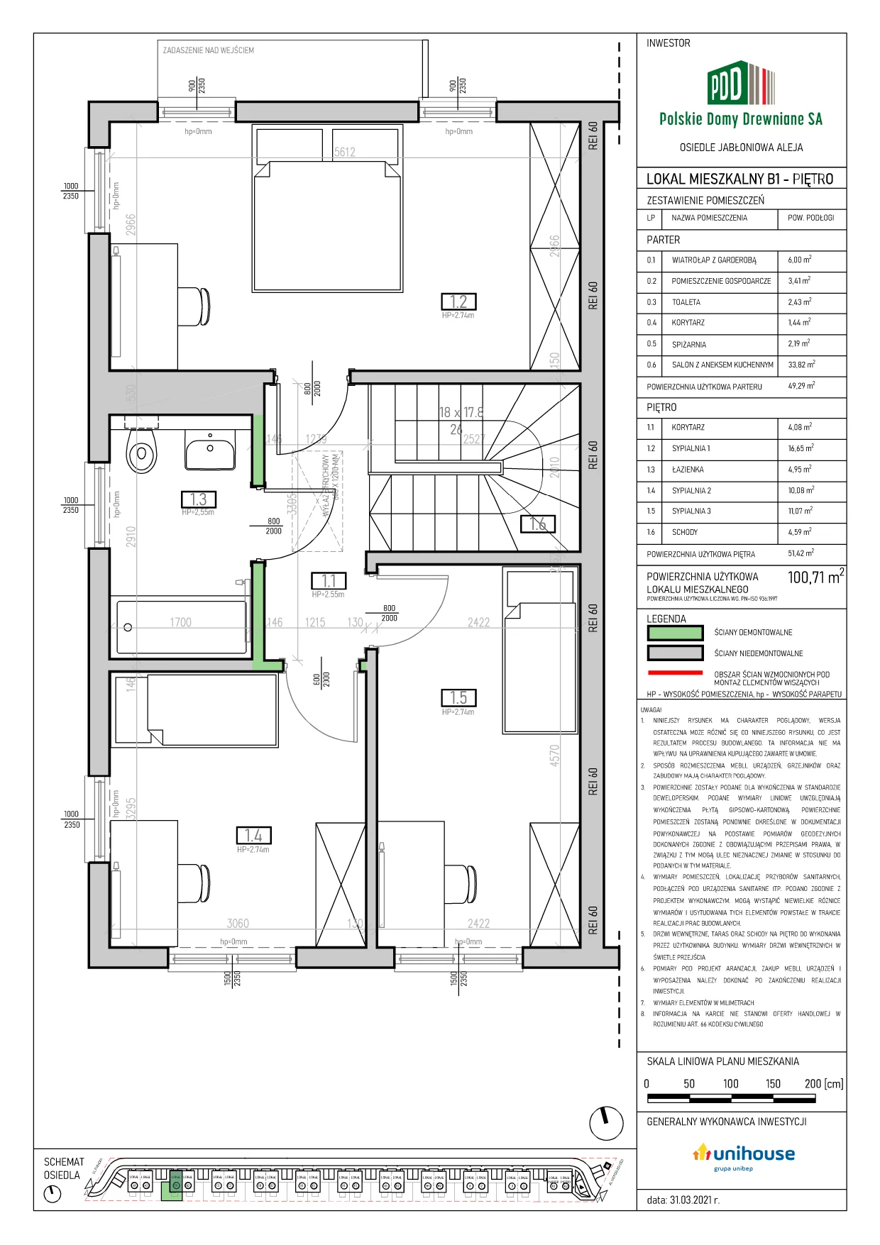 Dom 100,71 m², oferta nr B1, Osiedle Jabłoniowa Aleja, Choroszcz, ul. Rybacka