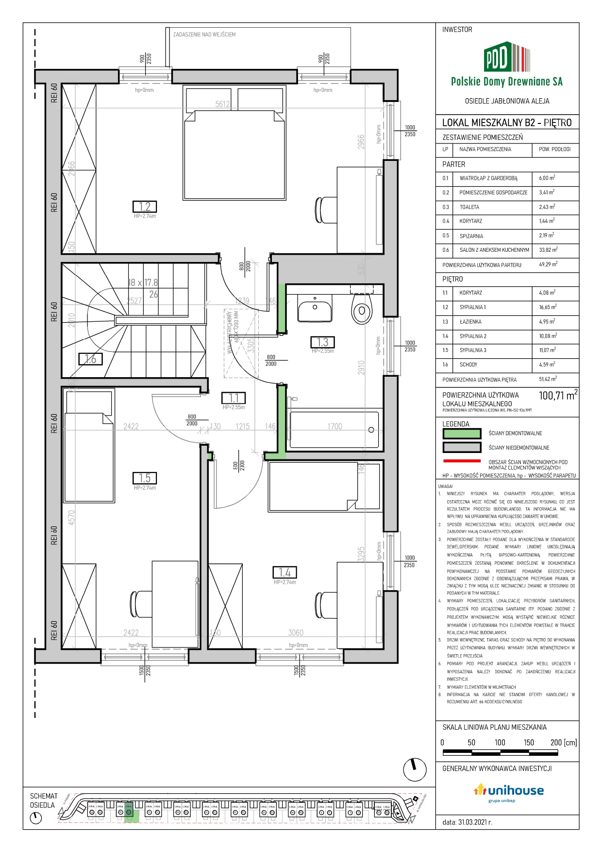 Dom 100,71 m², oferta nr B2, Osiedle Jabłoniowa Aleja, Choroszcz, ul. Rybacka