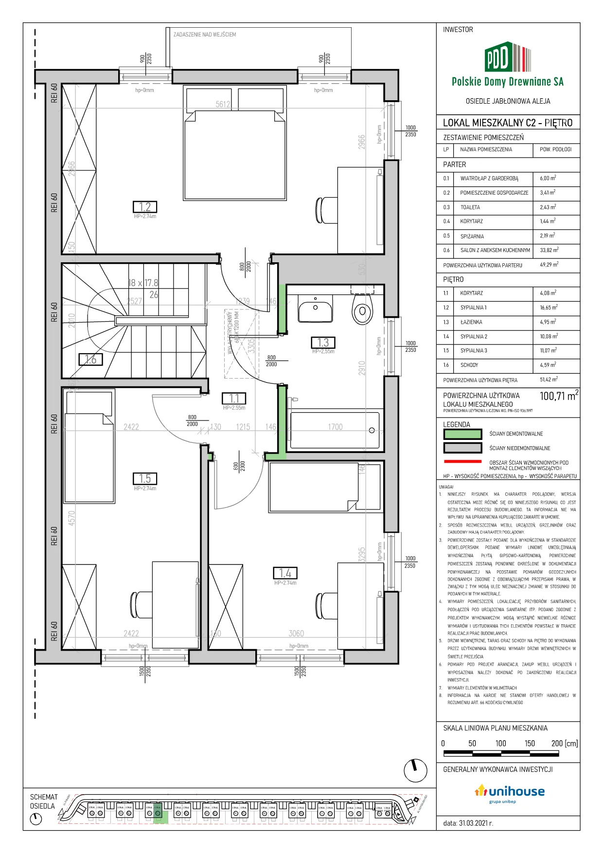 Dom 100,71 m², oferta nr C2, Osiedle Jabłoniowa Aleja, Choroszcz, ul. Rybacka