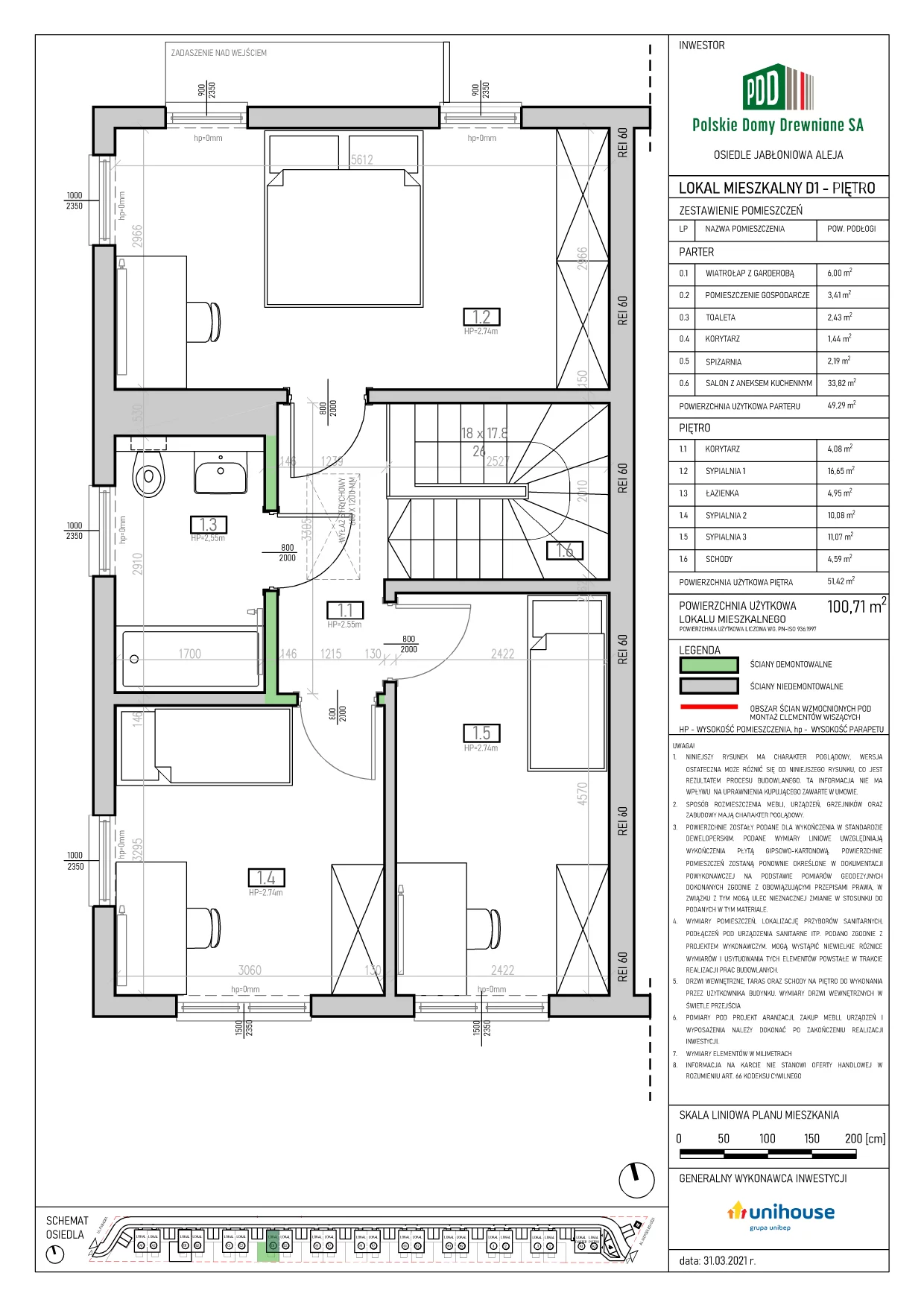 Dom 100,71 m², oferta nr D1, Osiedle Jabłoniowa Aleja, Choroszcz, ul. Rybacka